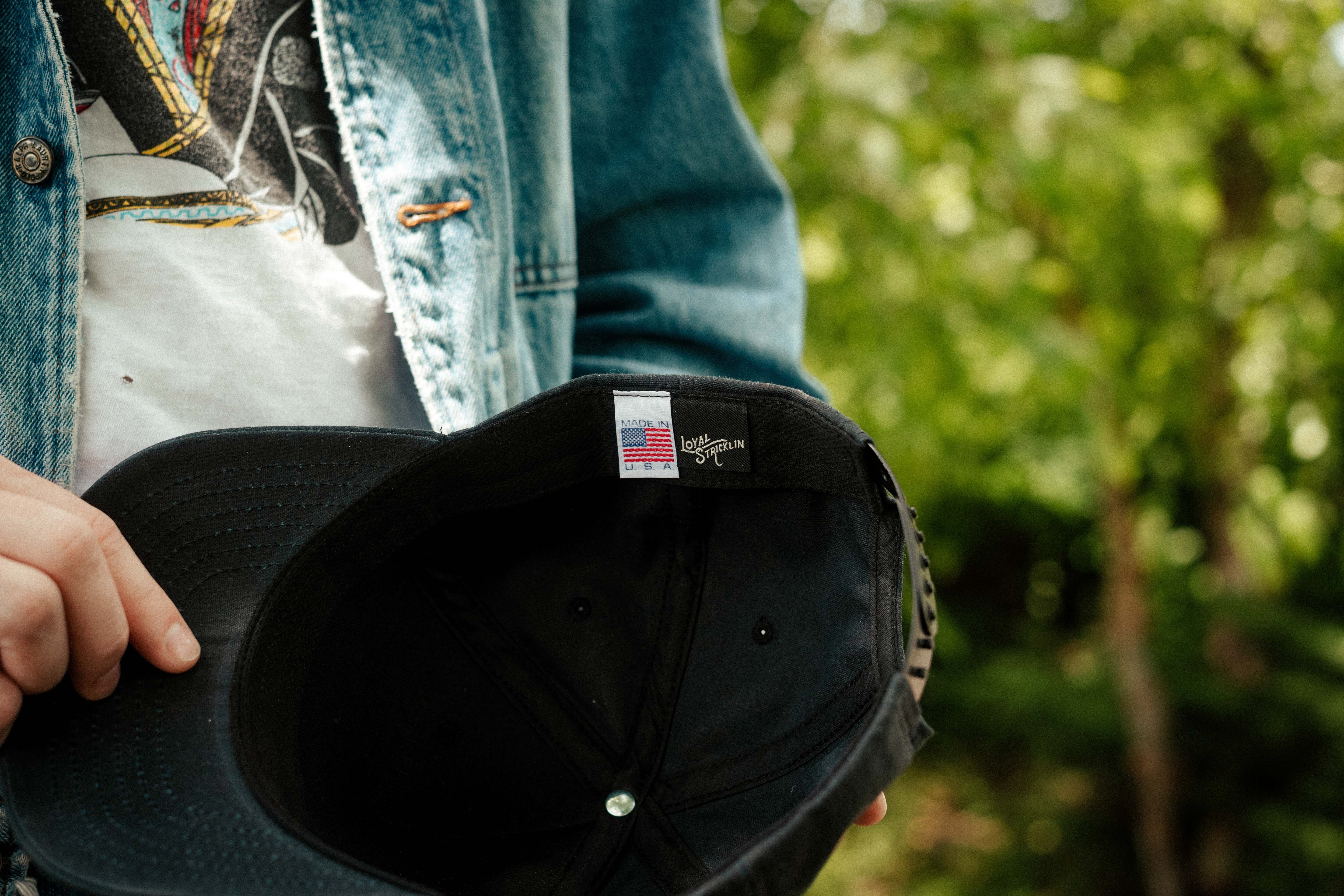 Waxed Canvas Cap - Black - Early July Delivery