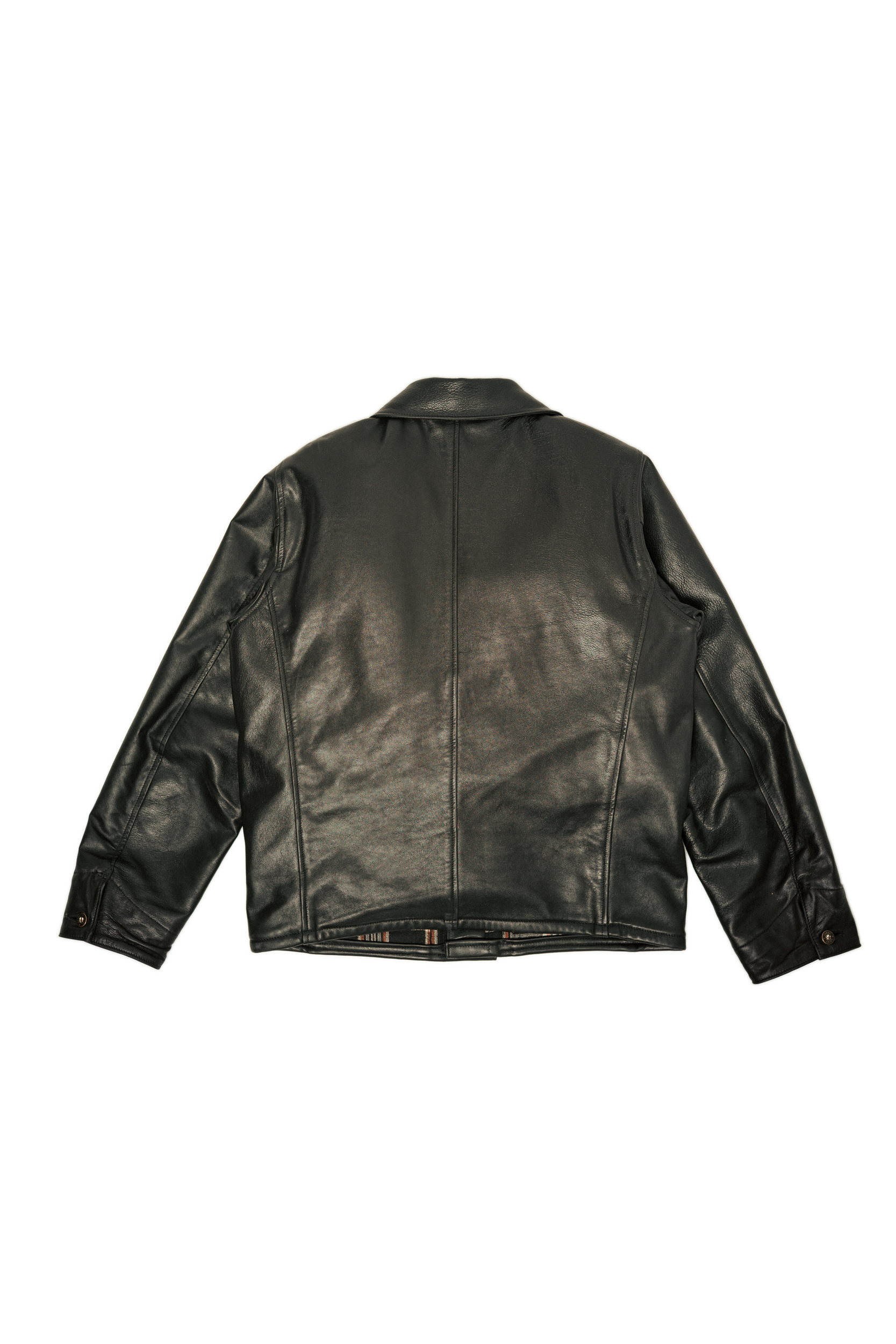 Amos Chore Coat - Black Pinncacle Horween Horsehide