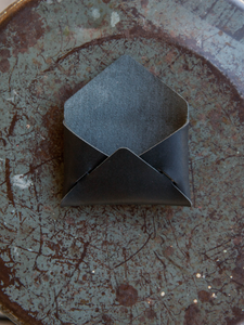 Envelope Wallet - Horween Black Essex