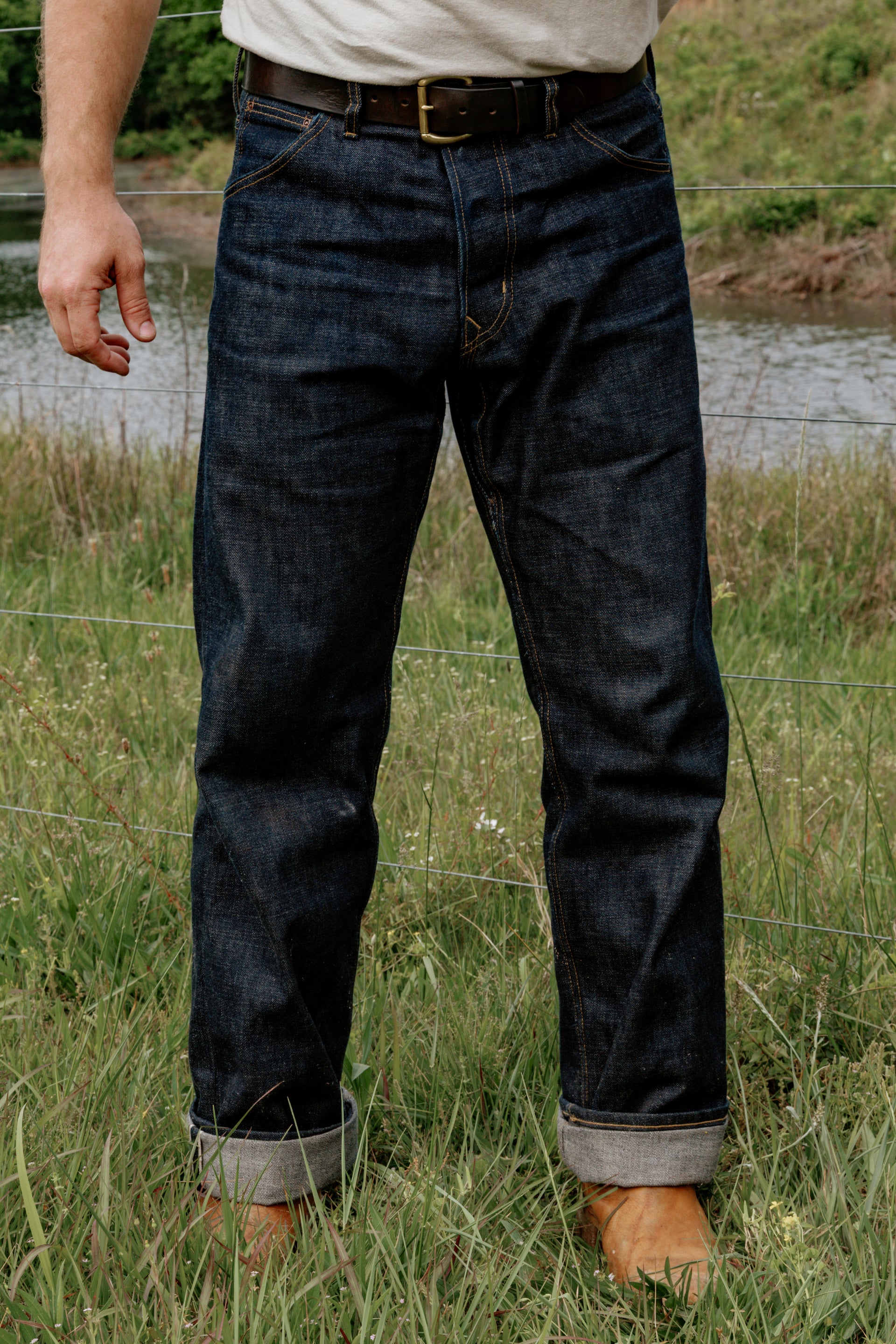 Holden Wide Leg Japanese Selvedge Denim