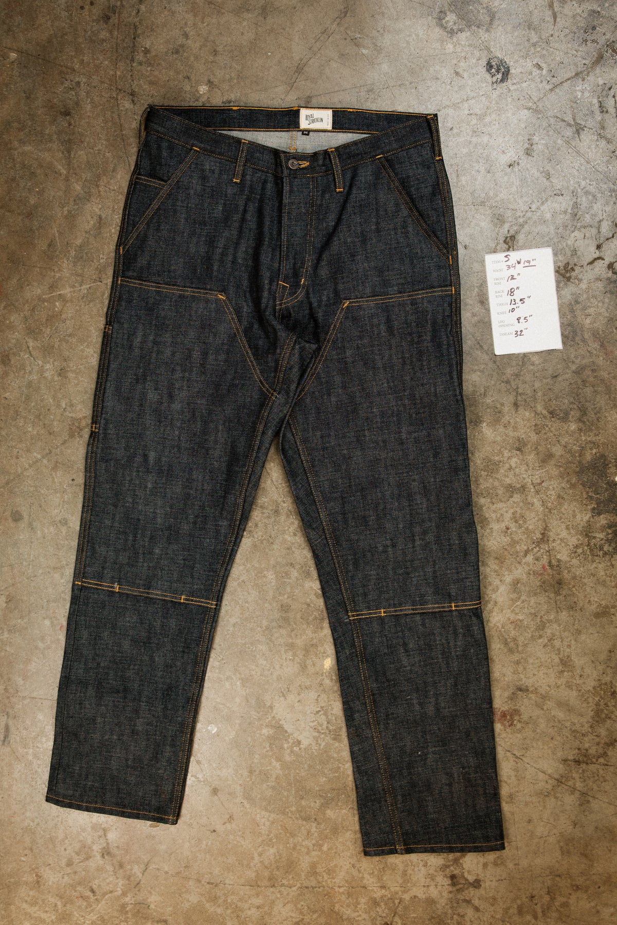 item S work trouser 34 x 32 kuroki selvedge