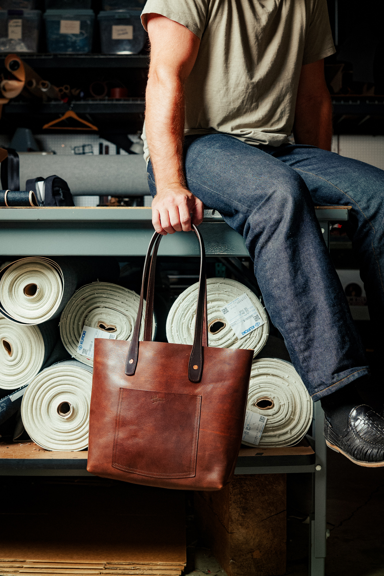 Julia Tote - Cognac Nemesis