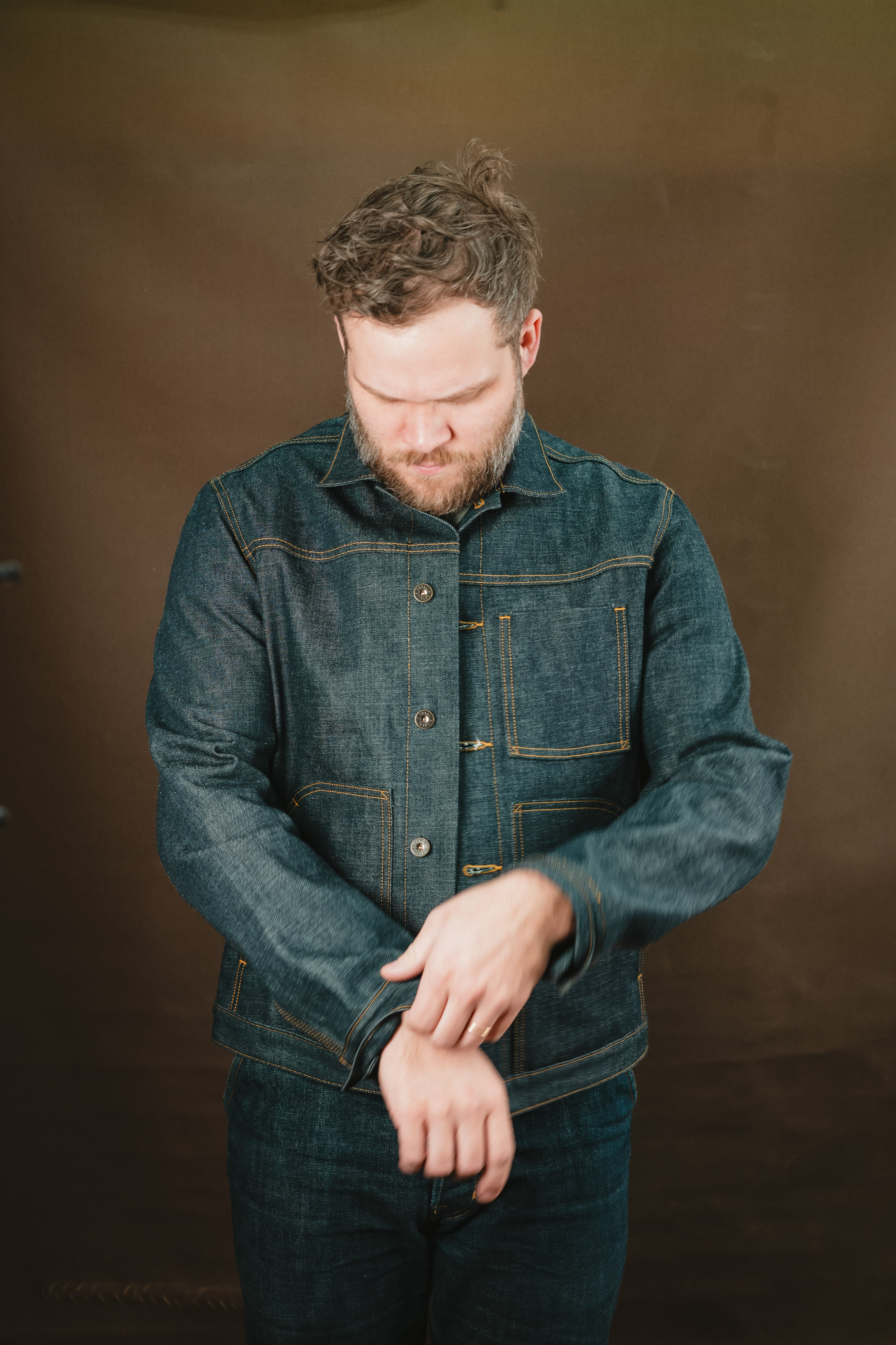 Wayman Jacket - Kuroki 15oz SLUBDOT Selvedge Denim