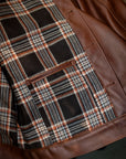 Wayman Jacket - Brown Italian Calfskin Leather