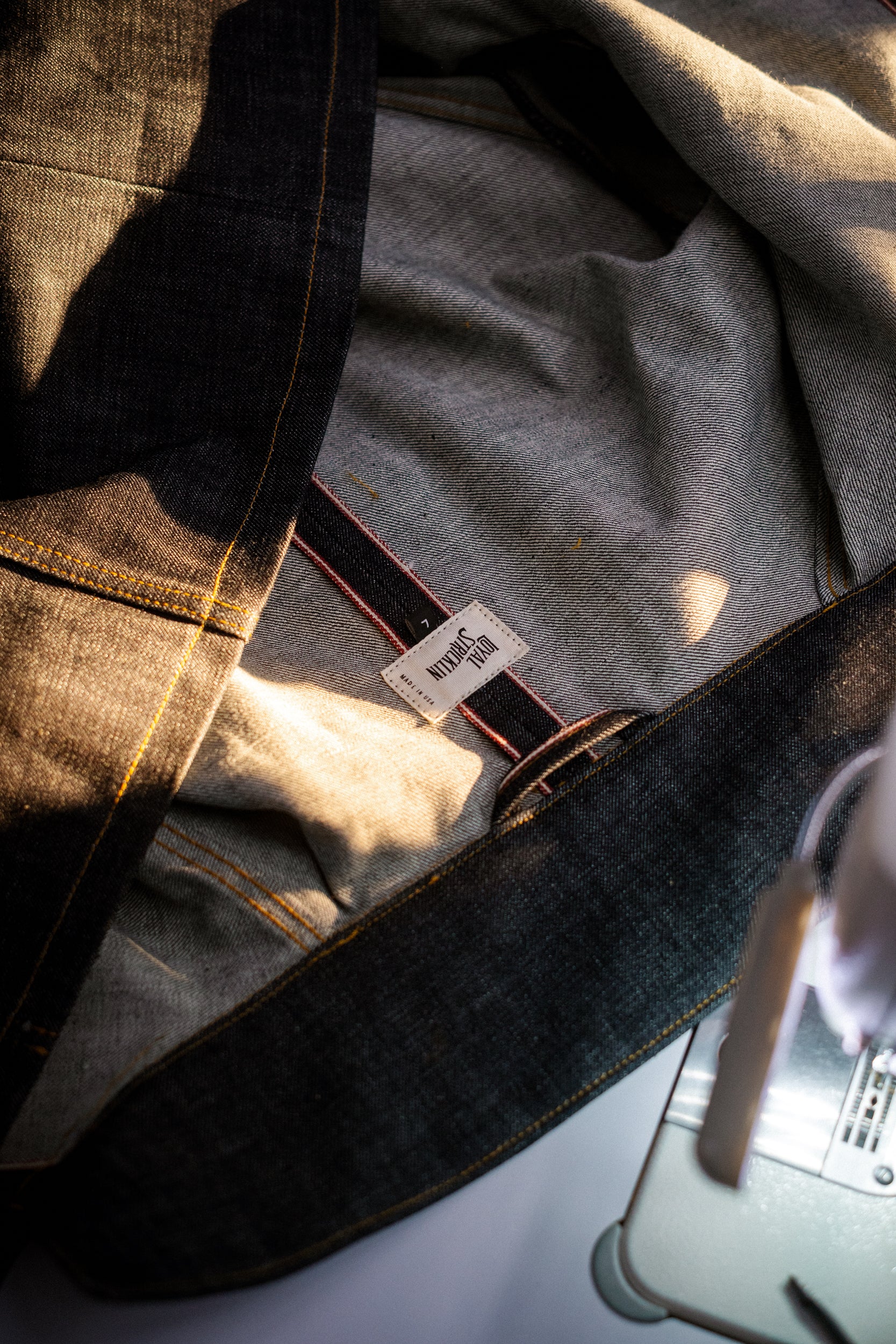 Amos Chore Coat - Rigid 15oz Japanese Selvedge Denim