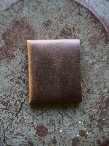 Johnny Wallet - CF Stead Waxed Flesh-out Suede