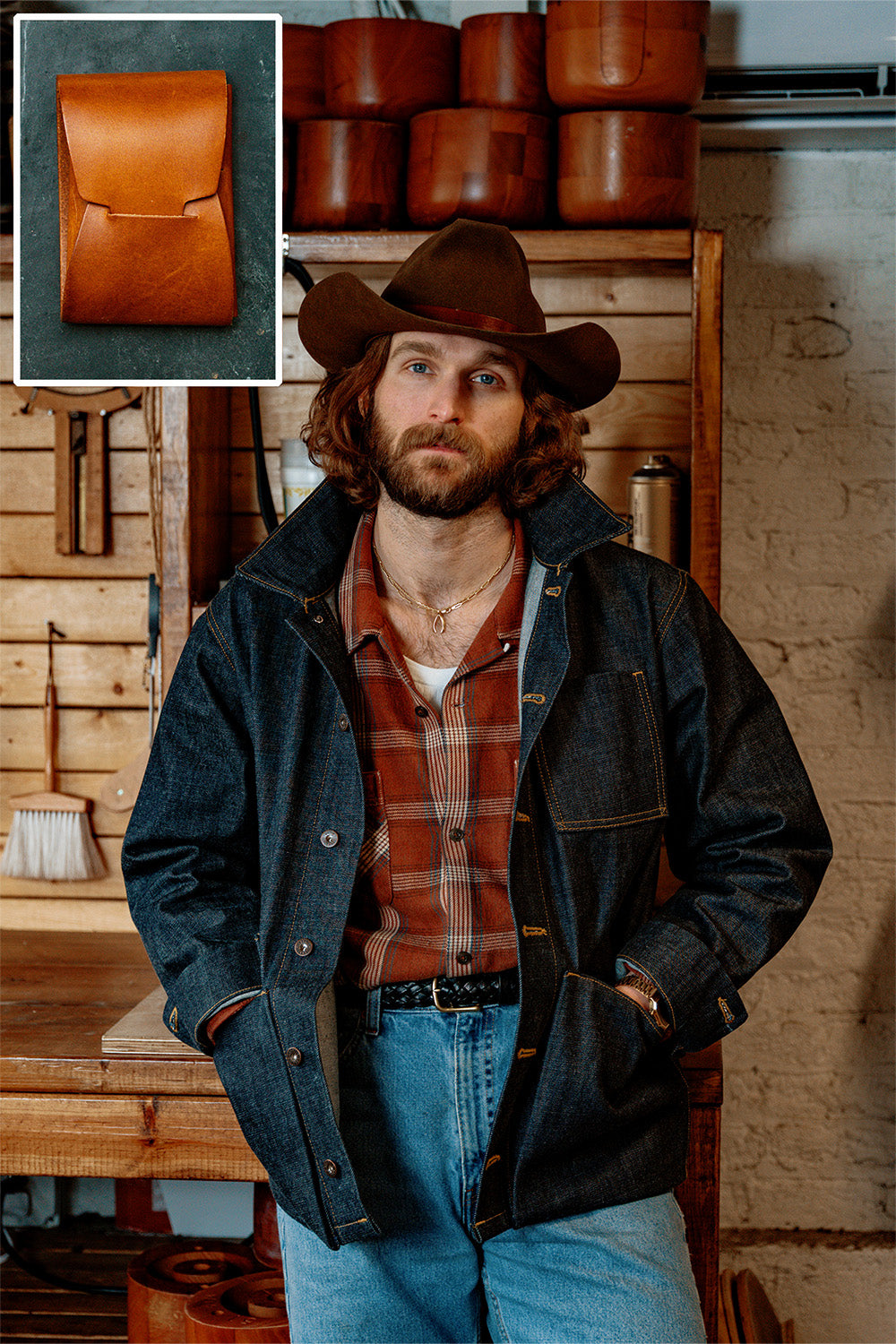 Amos Chore Coat - 15oz Japanese Denim