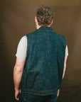 Ansel Vest - Rinsed Kuroki Slubtdot Selvedge Denim - One Off - Large