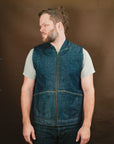 Ansel Vest - Rinsed Vidalia Mills Selvedge Denim - One Off - Large