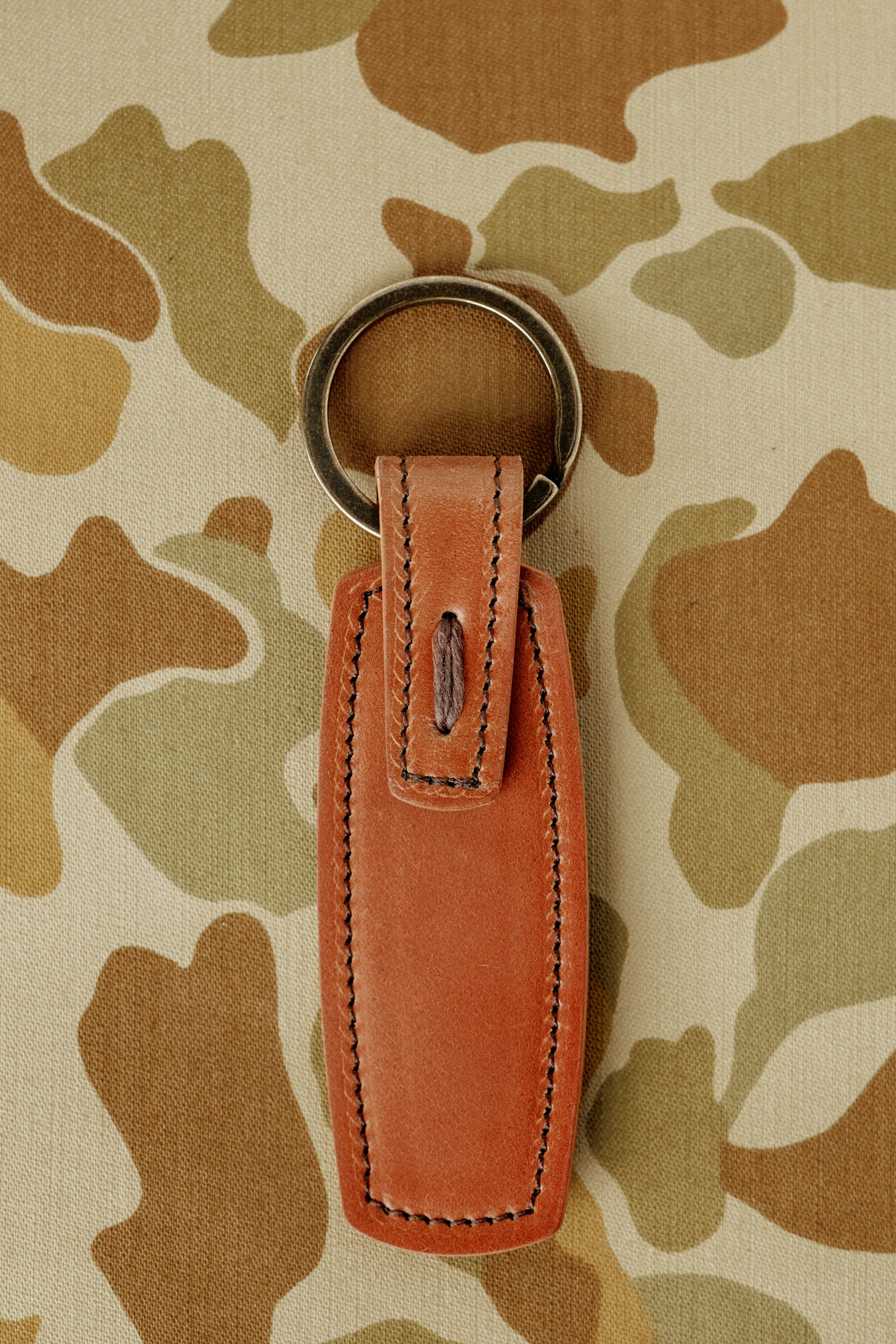 Rover Key Ring - Bourbon Horween Shell Cordovan