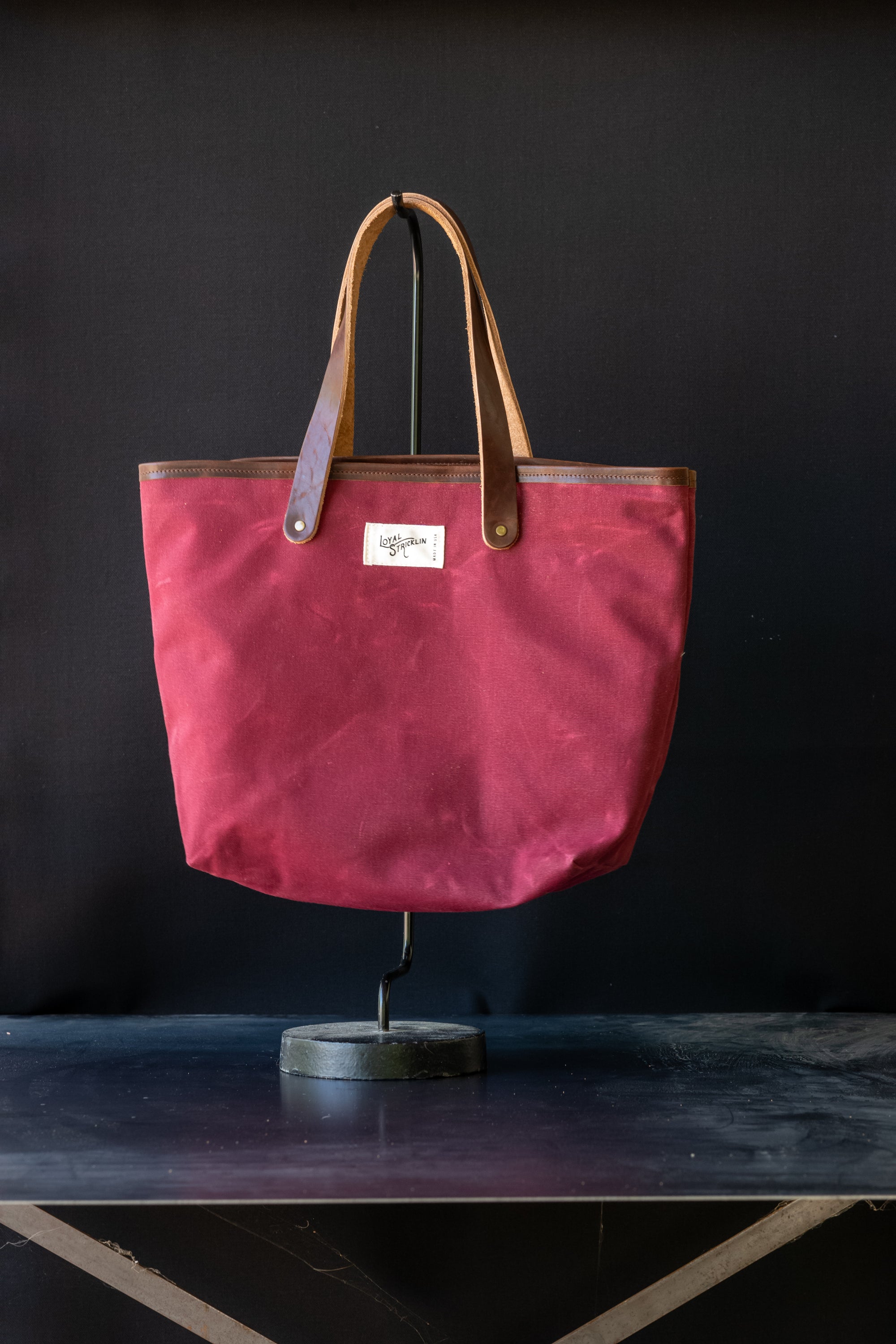 Market Tote - Burgundy