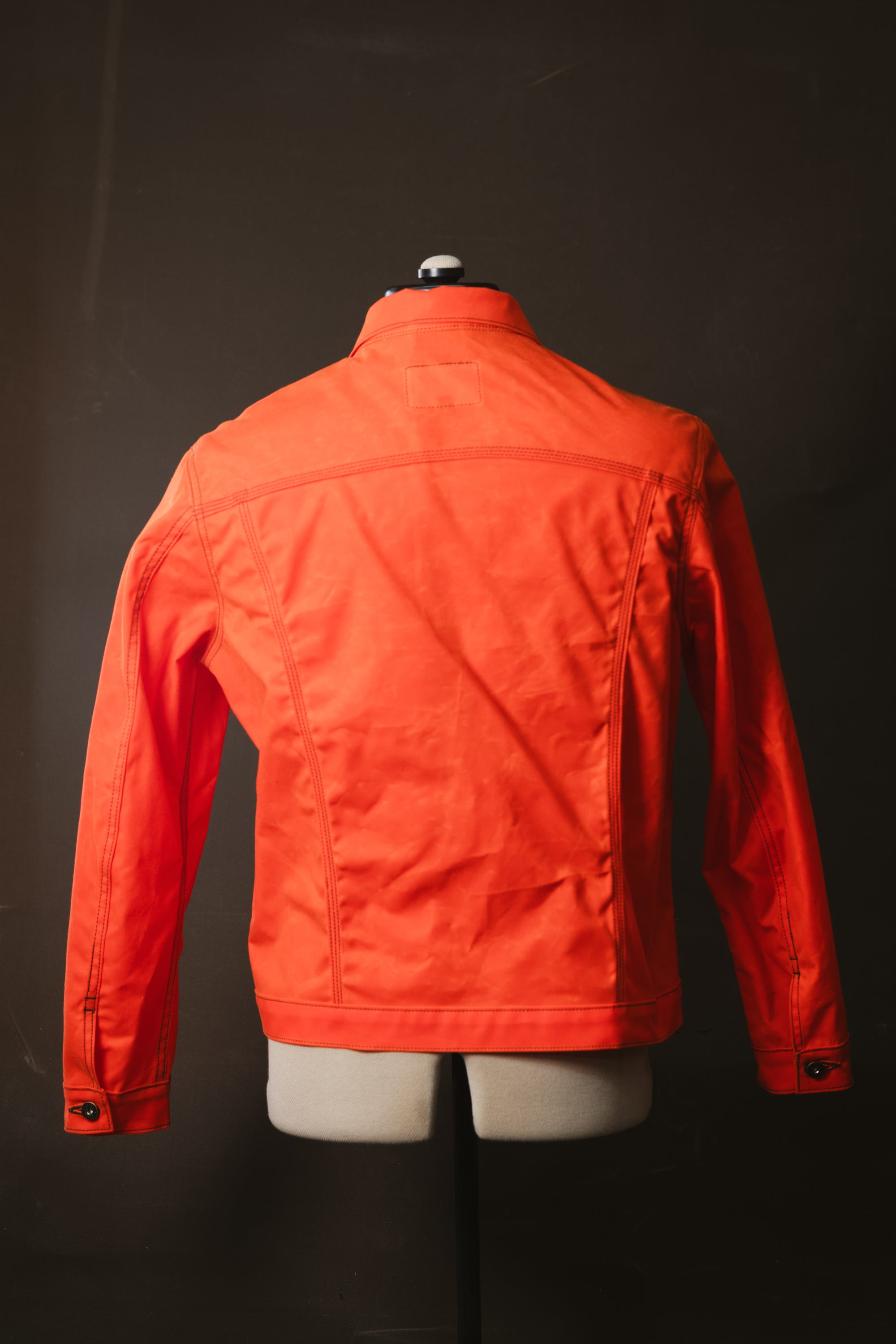 Wayman Jacket - Safety Orange - Waxed Canvas - Medium - Experiment