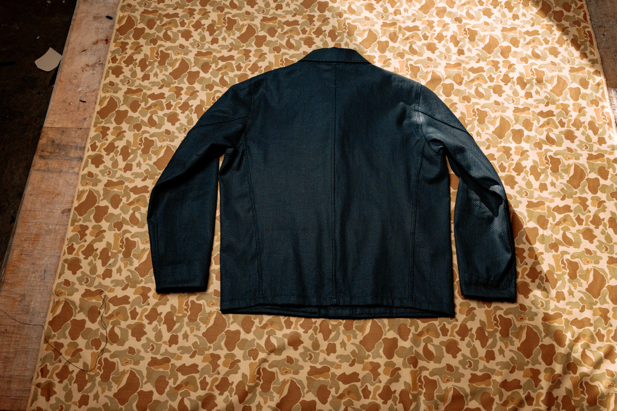 Amos Chore Coat - 12oz Indigo Sashiko