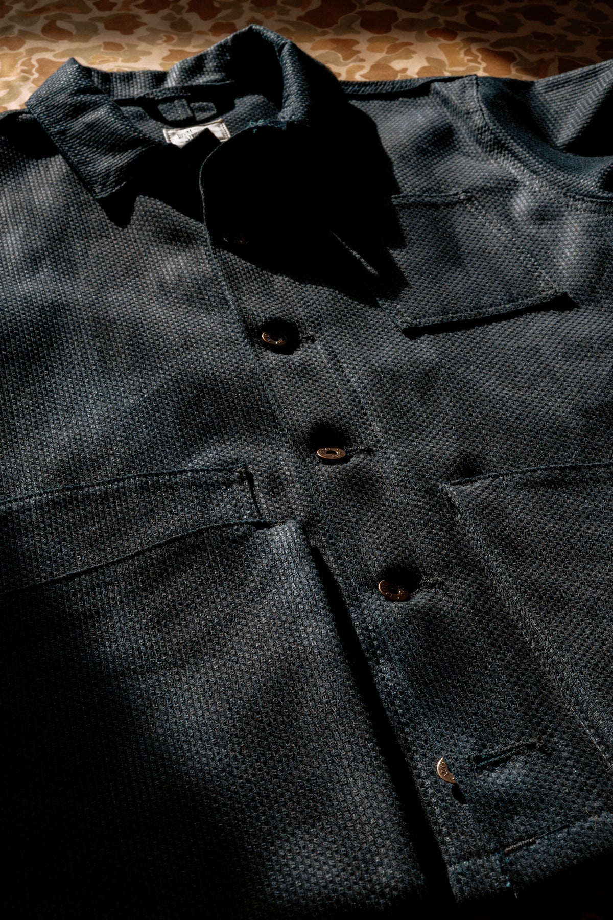 Amos Chore Coat - 12oz Indigo Sashiko