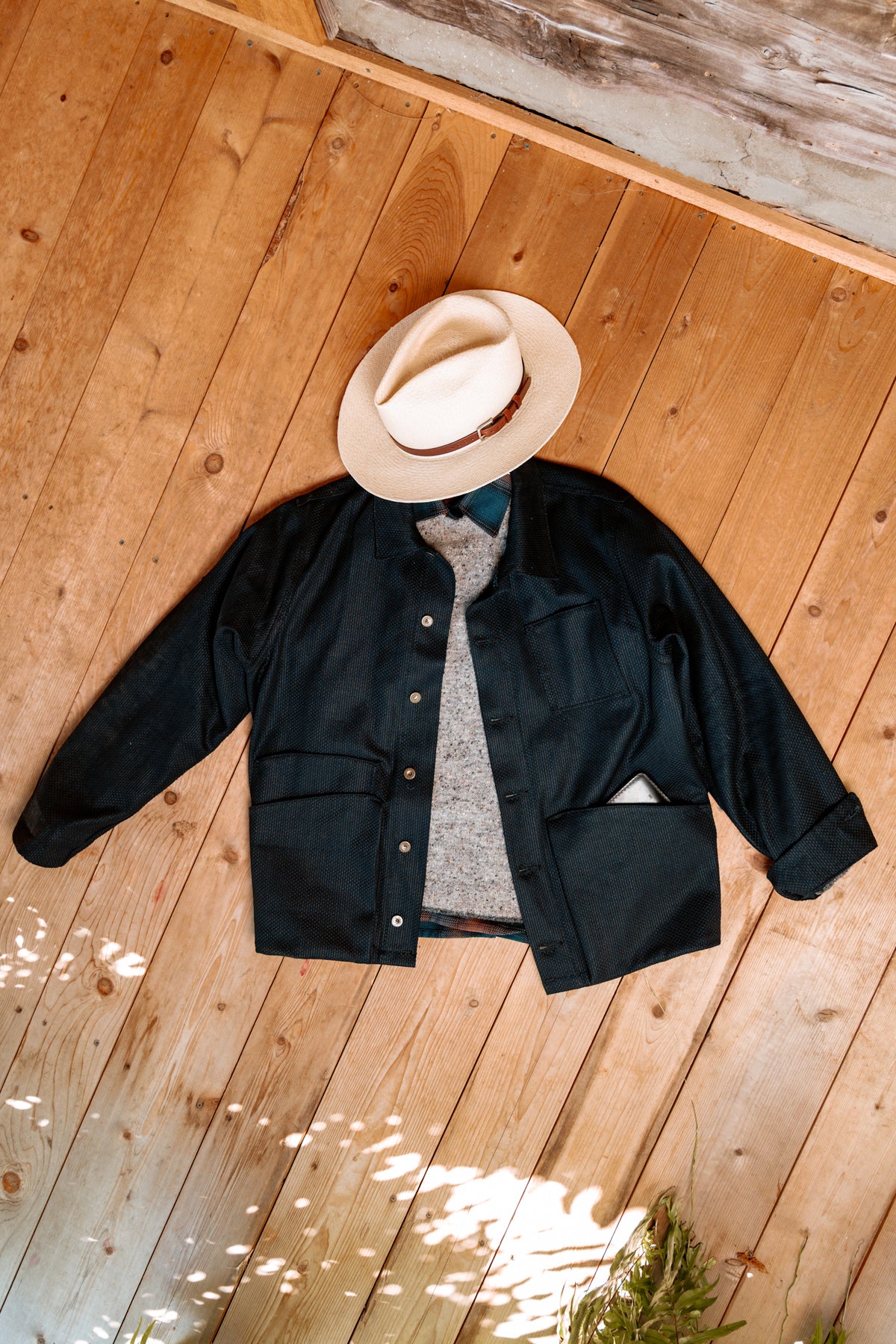 Amos Chore Coat - 12oz Indigo Sashiko