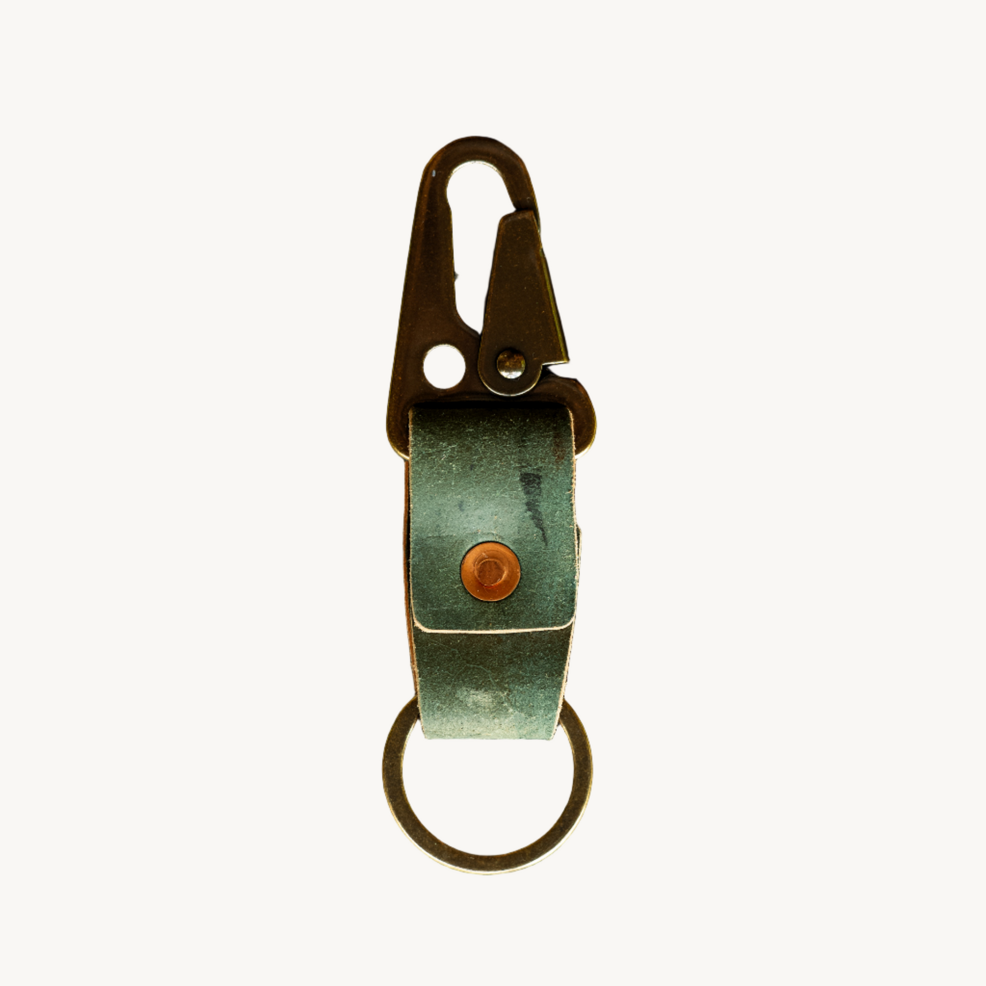 Key Clip Reverse Horween Shell Cordovan