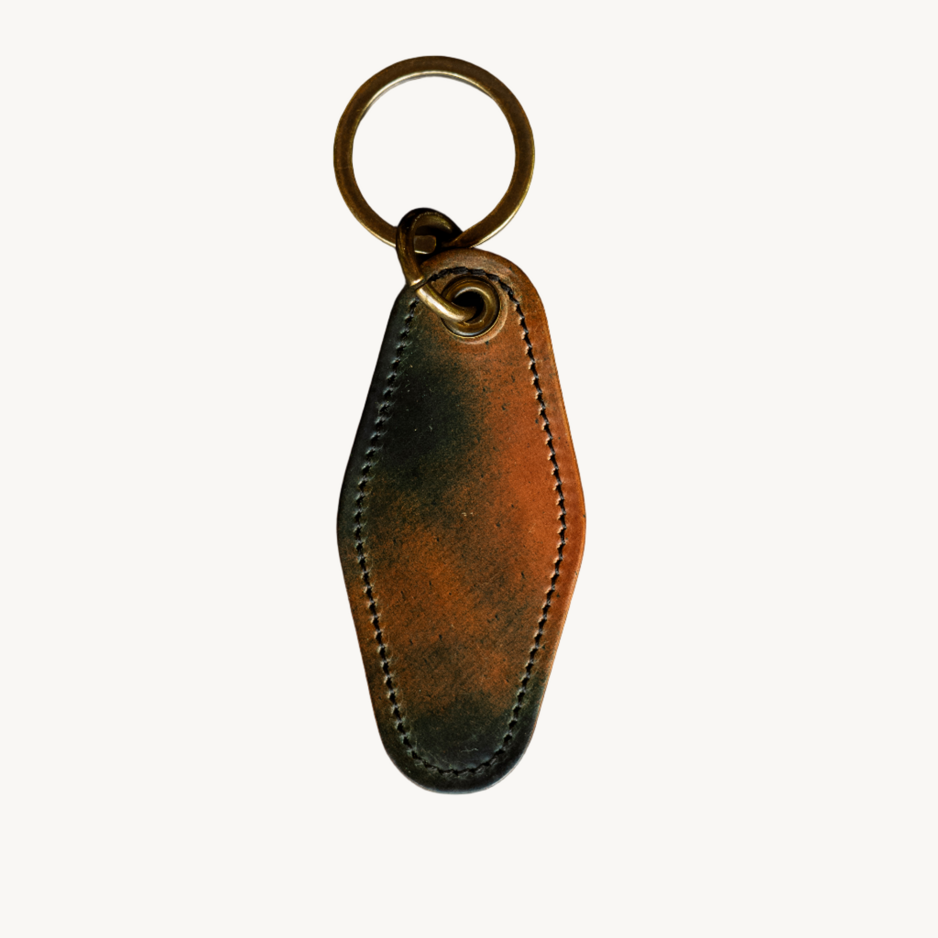 Motel Key Ring Marbled Shell Cordovan