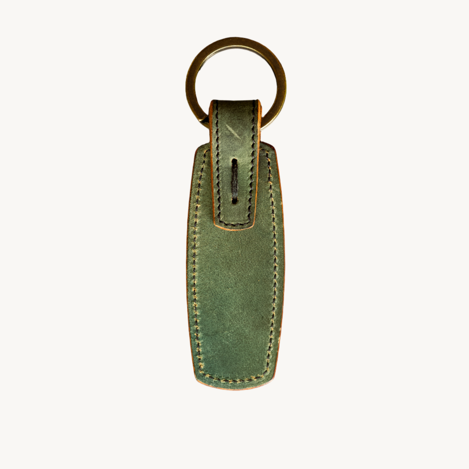 Rover Key Ring Reverse Horween Shell Cordovan