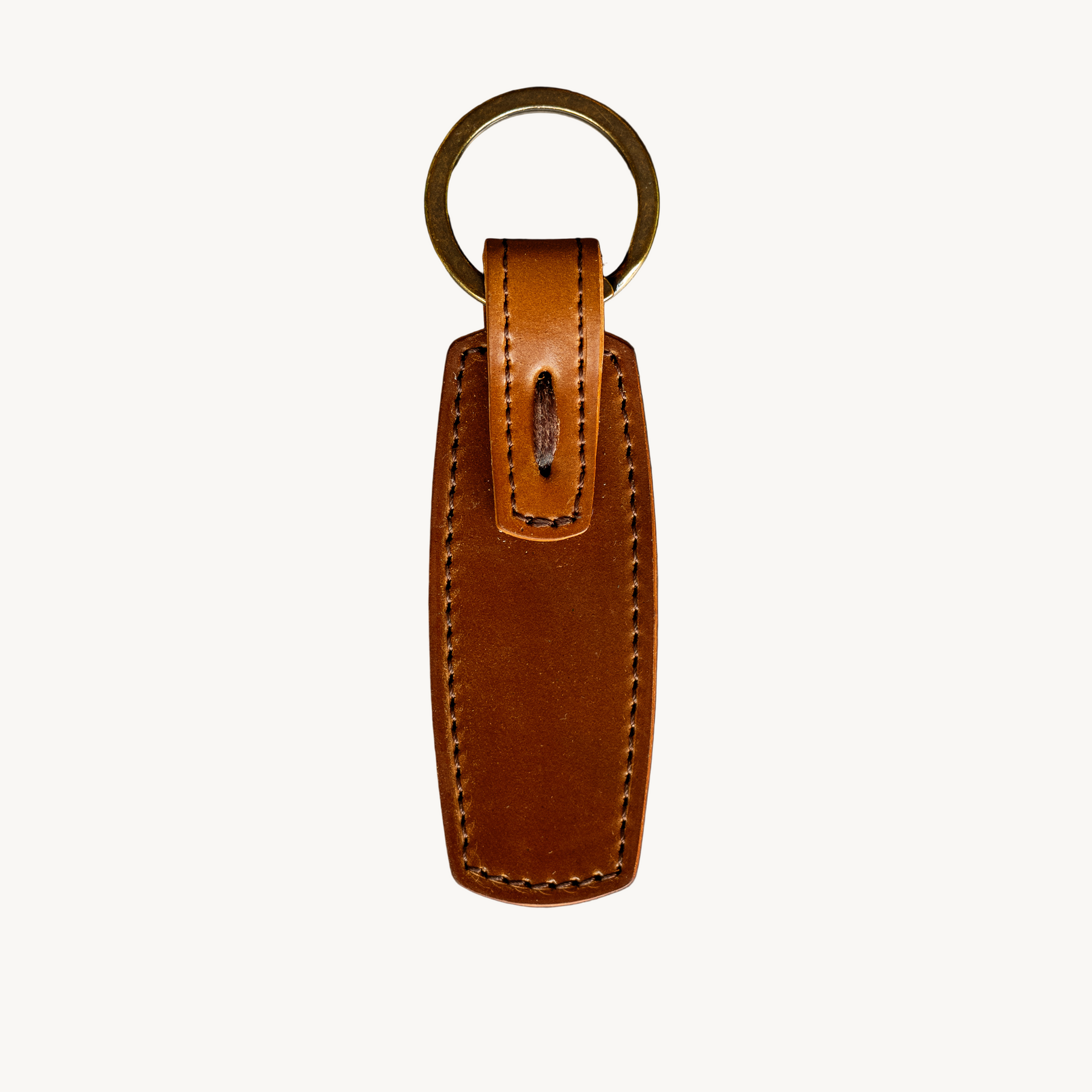 Rover Key Ring Bourbon Horween Shell Cordovan