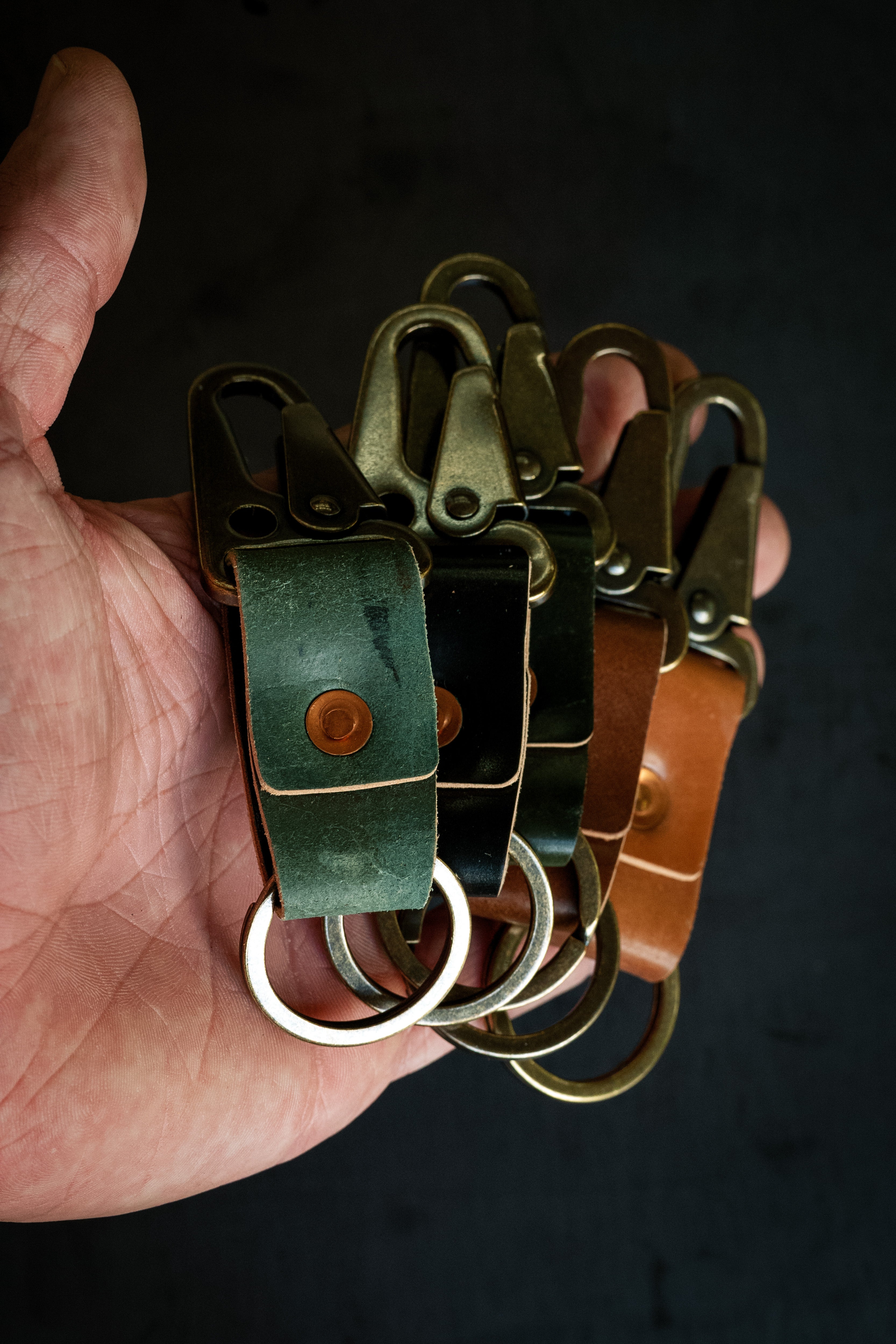 Key Clip - Bourbon Shell Cordovan