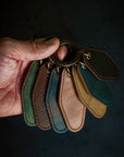 Motel Key Ring - Reverse Black Horween Shell Cordovan