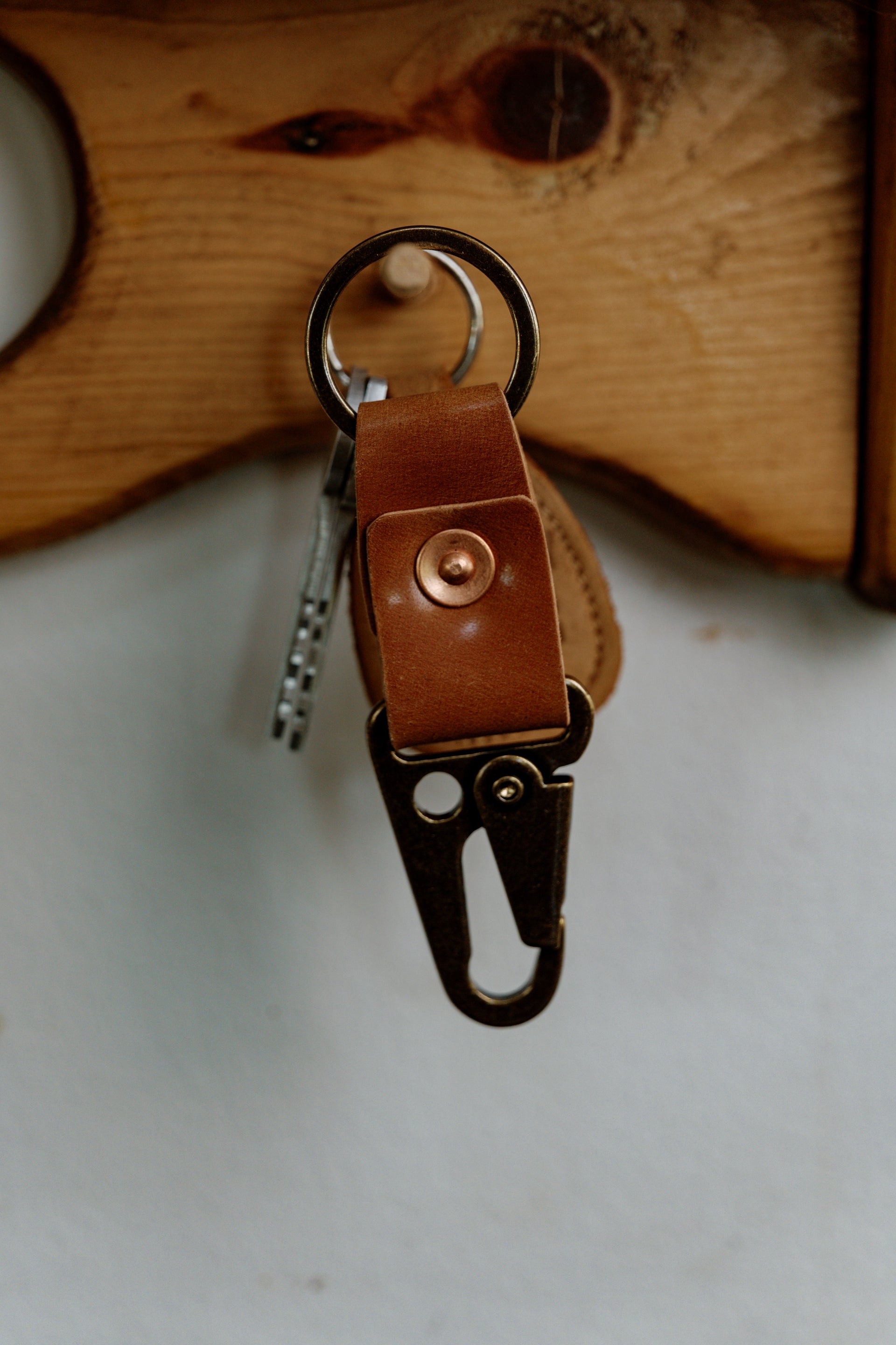 Key Clip Shell Cordovan