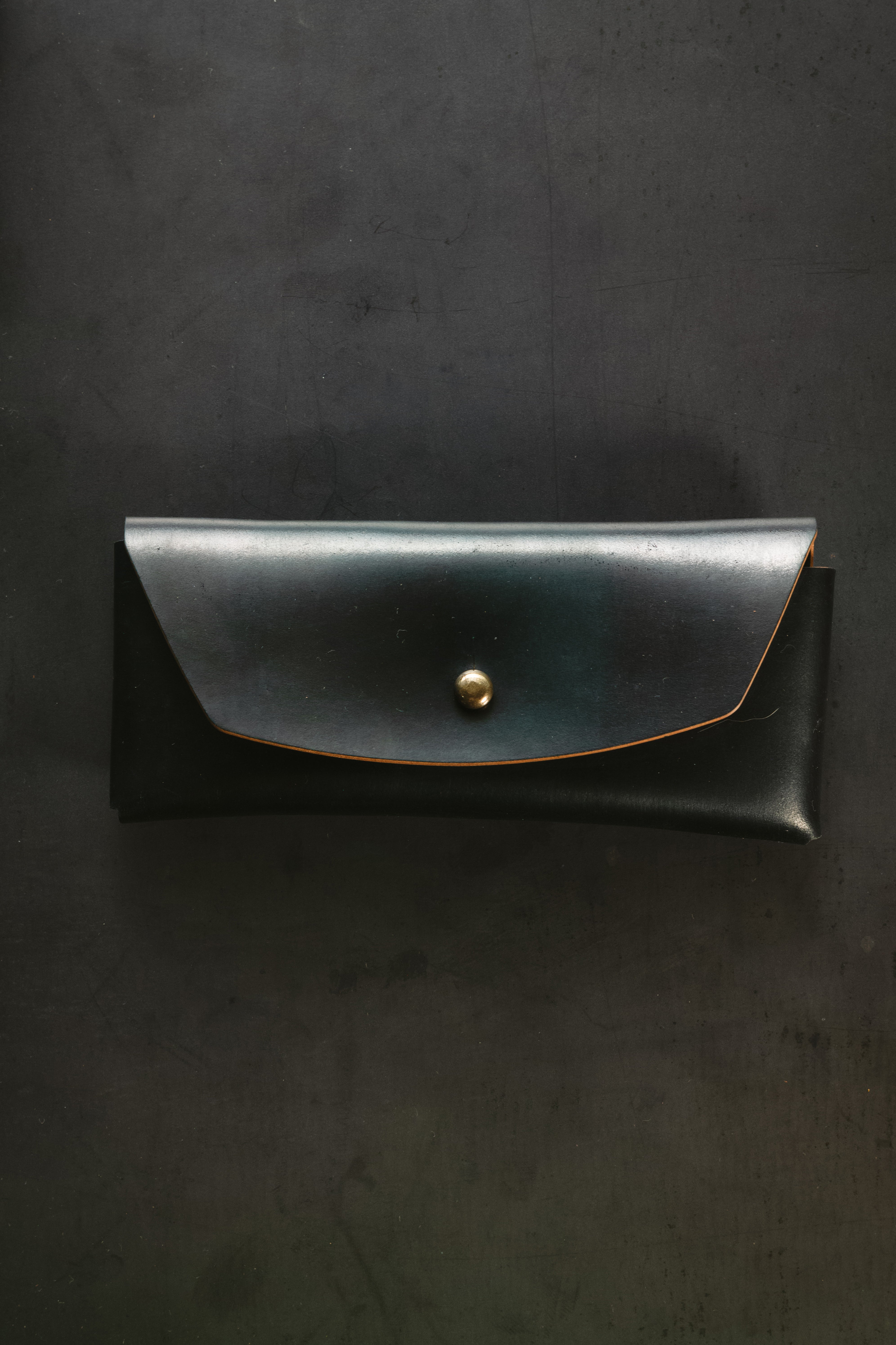 Glasses Case - Black Horween Shell Cordovan