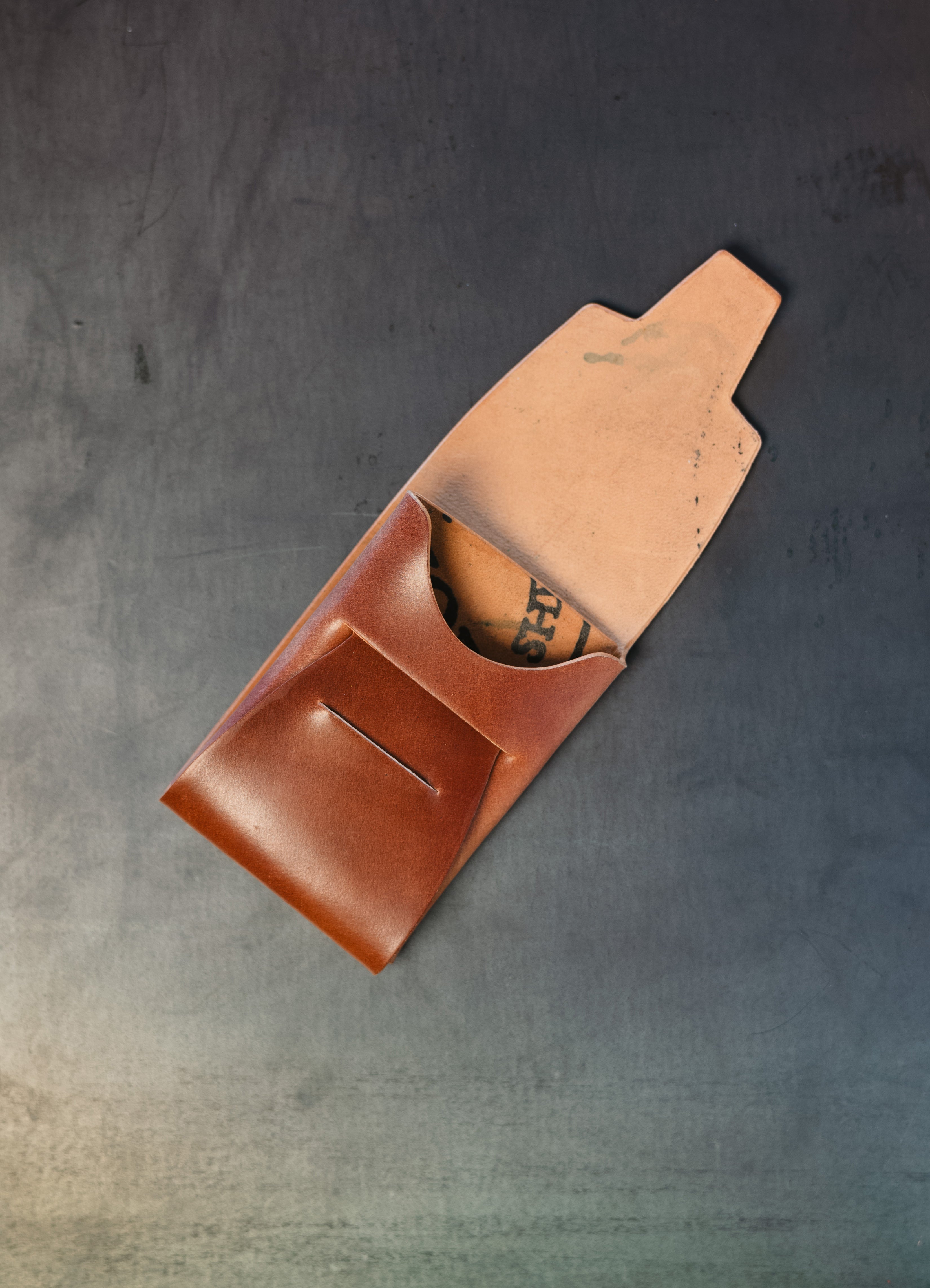 Johnny Slim - Marbled Garnet Horween Shell Cordovan