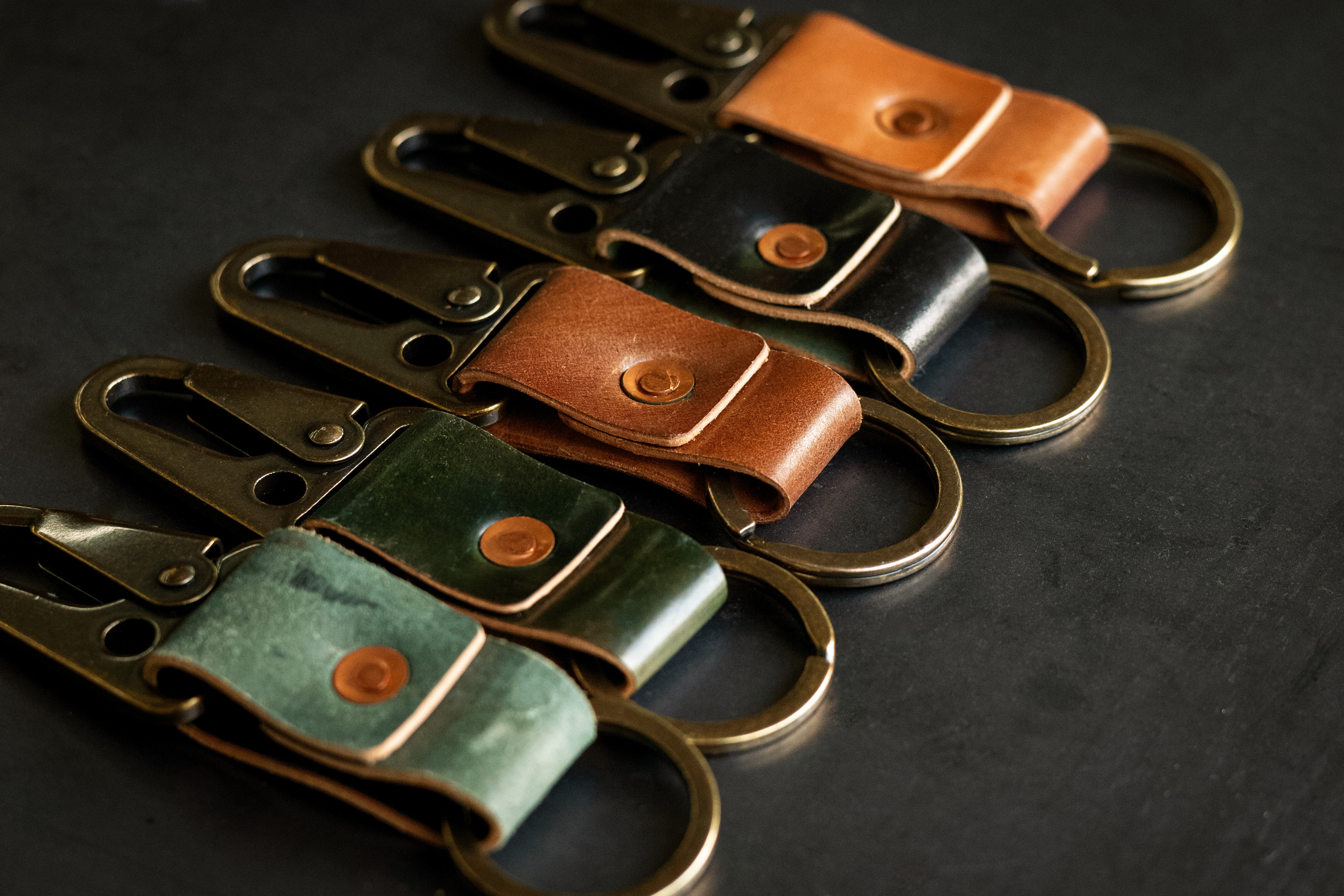 Key Clip - Bourbon Shell Cordovan