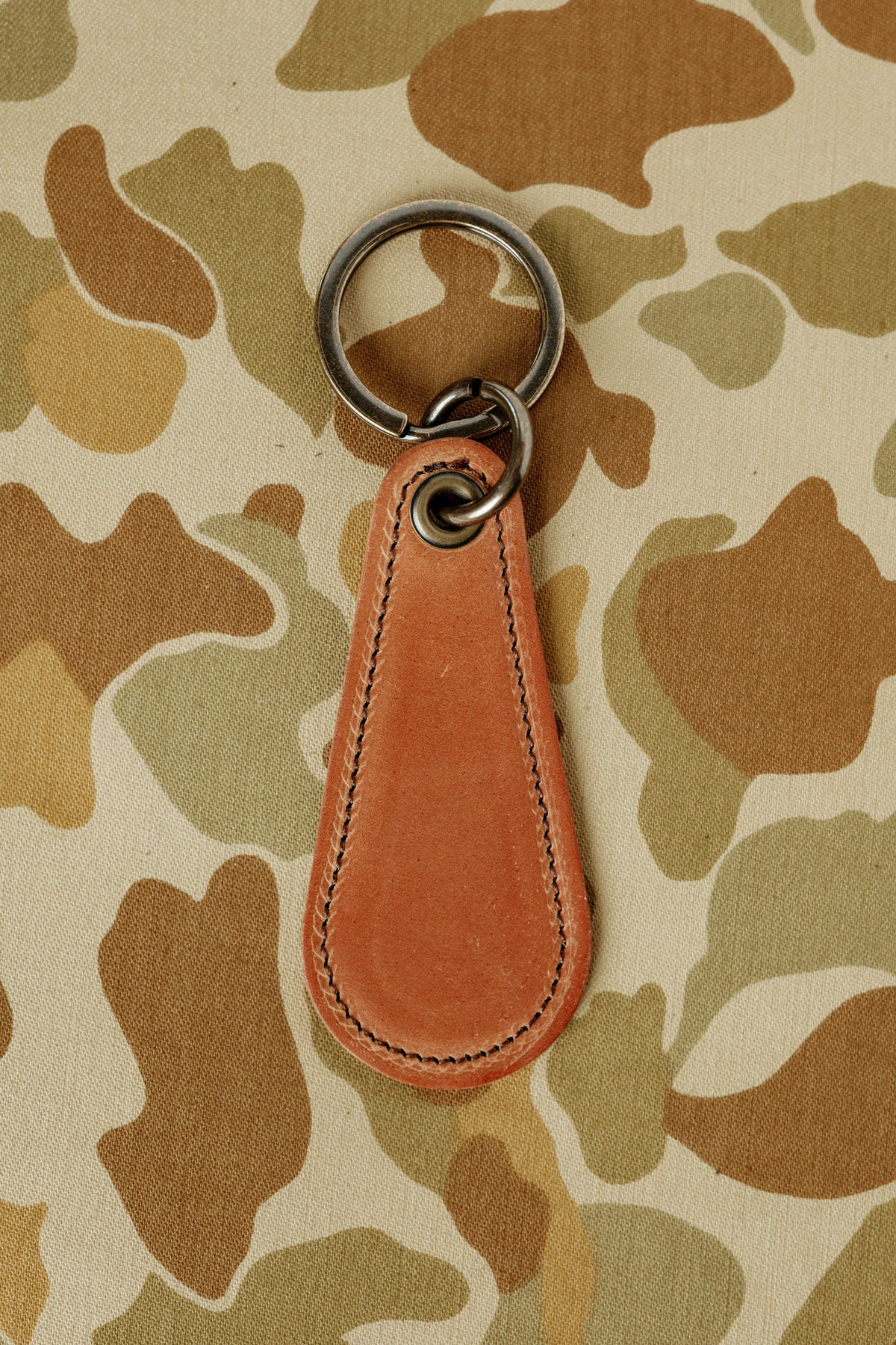 Tear Drop Key Ring Shell Cordovan
