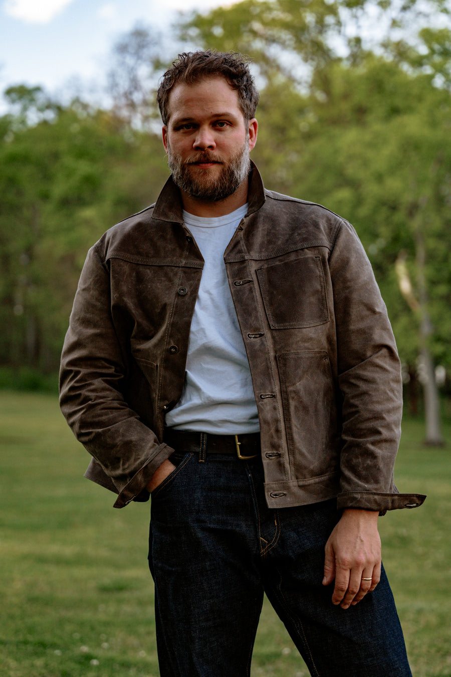 Wayman Jacket - Dark Oak - Waxed Canvas