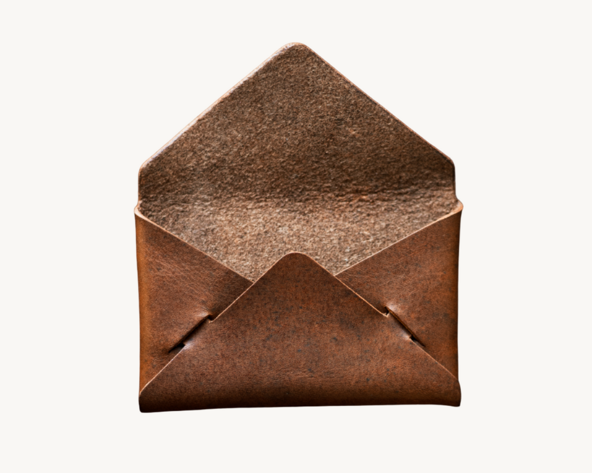 Envelope Wallet Cognac Nemesis Leather