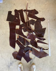Leather Scraps - 5 lb - Horween Tan Chromexcel -   No Free Shipping Allowed on this Item