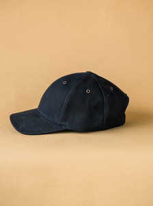 Waxed Canvas Baseball Hat - Black