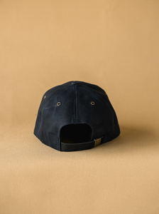 Black canvas baseball cap sales