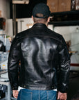 Wayman Jacket - Black Chromexcel Horsehide - slightly used - Size large