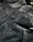 Wayman Jacket - Black Chromexcel Horsehide - slightly used - Size large