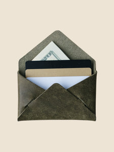Envelope Wallet - Olive Pueblo